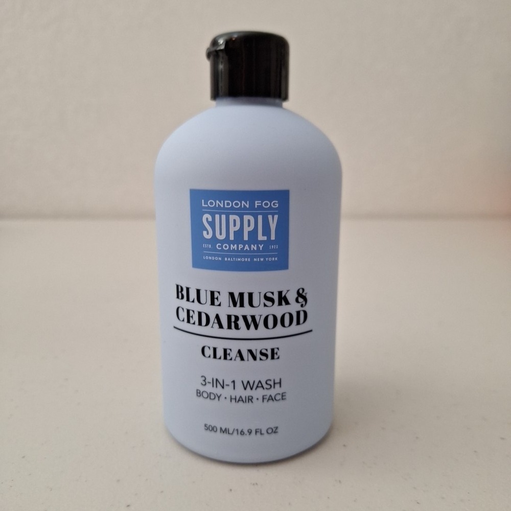 DISCONTINUED‎ London Fog Supply Co. BLUE MUSK & CEDARWOOD 3-in-1 Wash NEW - Picture 4 of 10